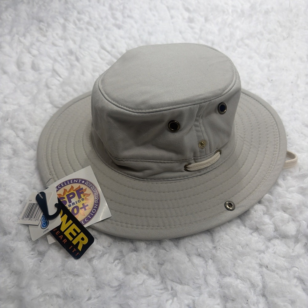 VTG 90s Sun Hat Mens UPF 50‎ Hiking Camping Trail Broner Chin Straps Guide New!!